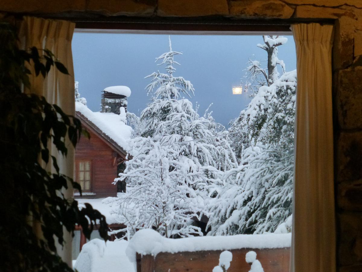 Отель Hosteria Brisas Del Cerro Вилья-ла-Ангостура Экстерьер фото